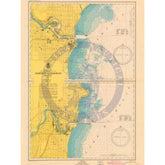 Historical Nautical Chart LS735-10-1947: WI, Manitowoc And Sheboygan Year 1947